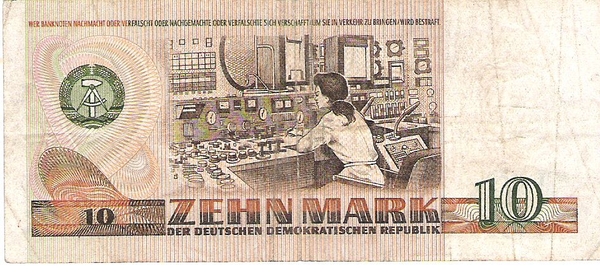 Duitsland DDR 1971 10 Mark b