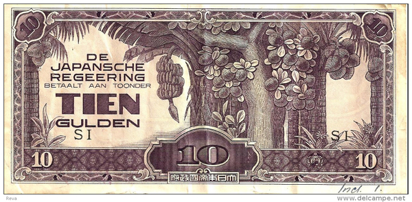 Ned.Indi Japanse Regeering 10 Gulden