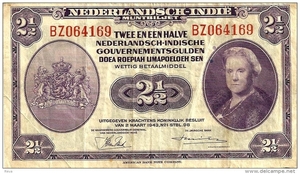 Ned.Indi Japanse Regeering 2 1/2 Gulden