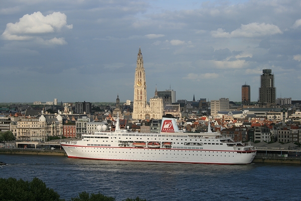 cruiseship Deutschland arrived ...