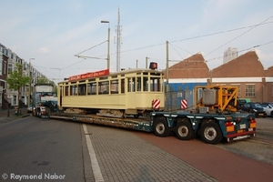 Op 25 april kwam HTM aanhangrijtuig 779 uit Amsterdam