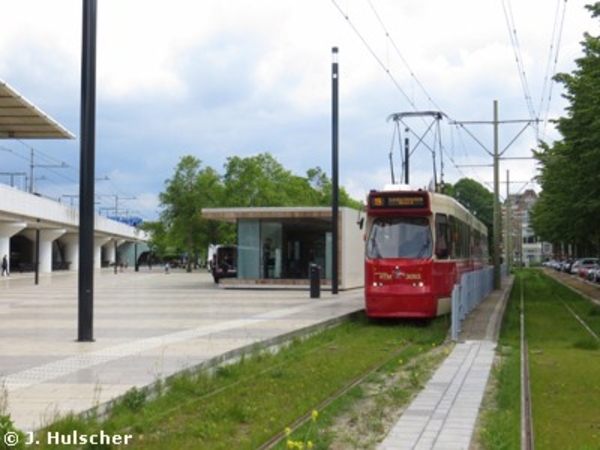 Voorburg Station was de uitwijklocatie van tramlijn 11