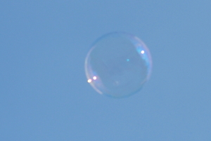 Flying in the Sky bubble ;-)