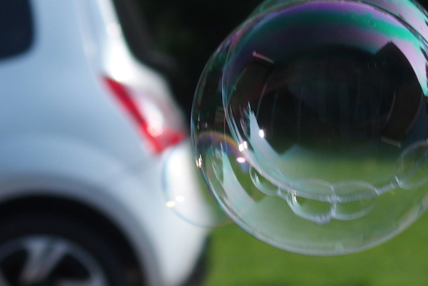 Car Grass Bubble!