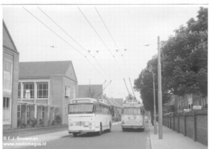 1959 CVD 17-05-1959 Bus 519+516 Dobbelmanweg E.J.Bouwman