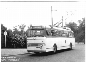 1959 CVD 17-05-1959 Lijn 4 Bus 516 Goffertpark E.J.Bouwman