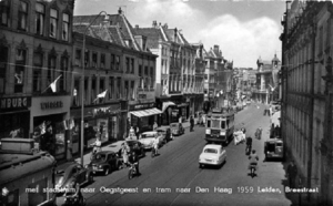 Breestraat Leiden 1959