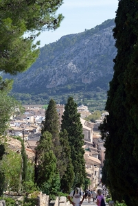 228 Mallorca oktober 2014 - Pollença Calvario met kapel en uitzi