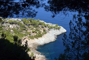 376 Mallorca oktober 2014 - Formentor wandeling van Mirrador naar