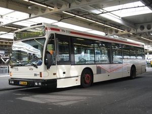 115 Busplatform van Den Haag CS, 20 augustus 2008