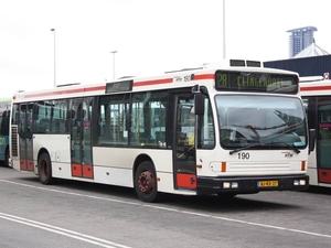 190 Busplatform van Den Haag CS, 6 juli 2012.