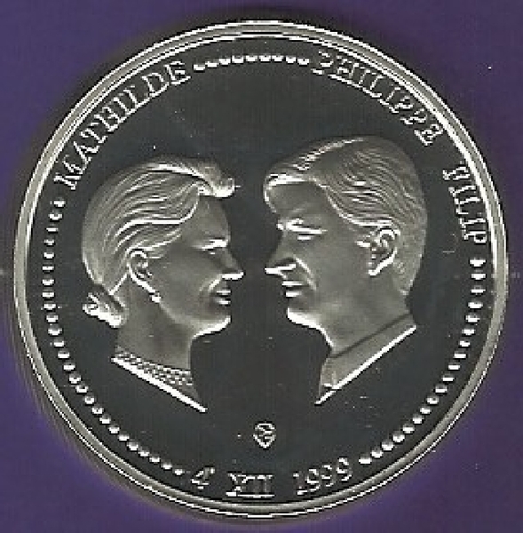 Belgie 1999 250 frank huwelijk