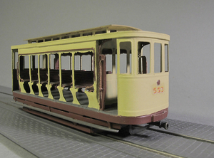 H.T.M. 553  serie 550-570 open zomerrijtuig  bouwjaar 1908