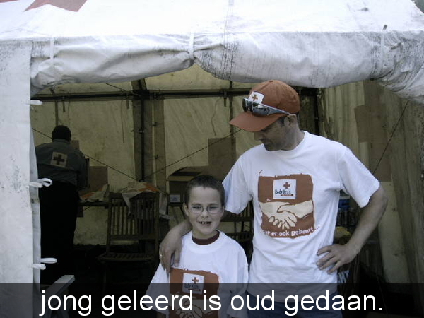 Jeroen en Papa Geert.