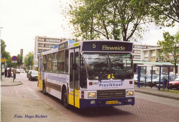 Connexxion 0153, Arnhem Lange Wal, 26-06-2000
