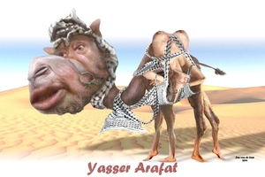 YASSER ARAFAT, KARIKATUUR