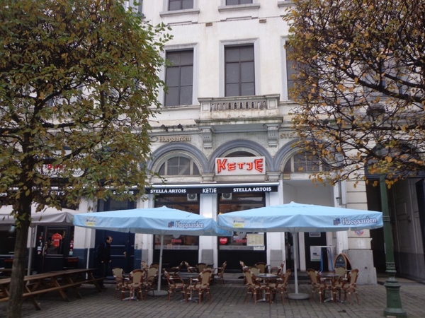 Caf's op de Place de Luxemburg