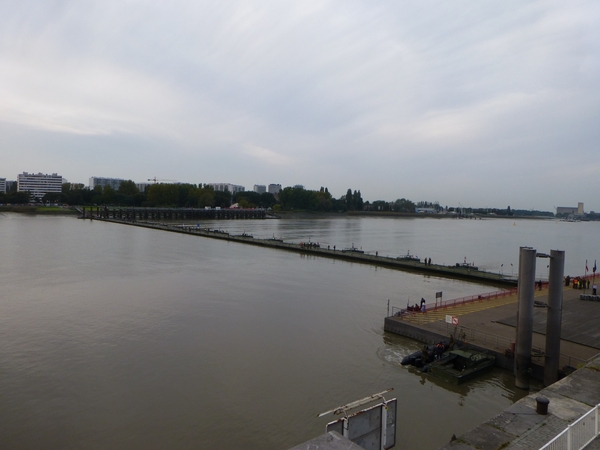 Antwerpen, Schelde, pontonbrug, herdenking 14-18