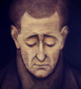 detail zelfportret August Gill