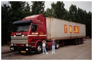 pauze tijdens container rit