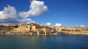 Senglea (Isla) - Zicht op Valletta