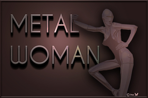 Metalentekst en woman.