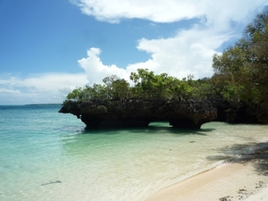 7c Zanzibar, zeilen, snorkelen en BBQ  in Fumba lagune _P1210766