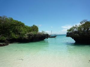 7c Zanzibar, zeilen, snorkelen en BBQ  in Fumba lagune _P1210767