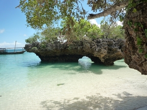 7c Zanzibar, zeilen, snorkelen en BBQ  in Fumba lagune _P1210768