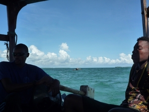 7c Zanzibar, zeilen, snorkelen en BBQ  in Fumba lagune _P1210772