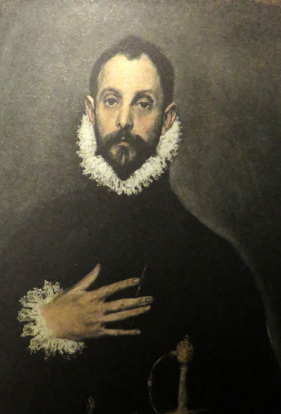 The Nobleman with his Hand on his Chest - El Greco