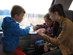 05) Op de trein naar Cambron-Casteau