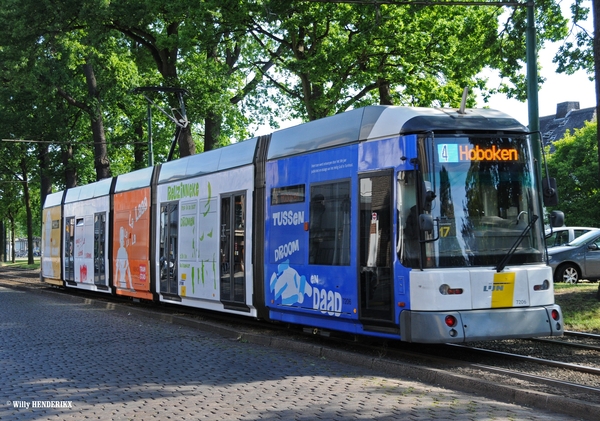 7206 'NEEM DE TRAM' lijn 4 BOEKENBERGLEI 20150611