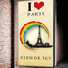 ik hou van parijs poster
