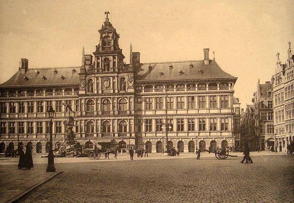 Grote mark - Stad Huis (1900)