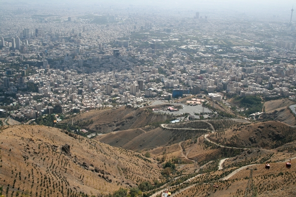 Zicht op Teheran
