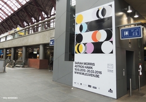 2015.11.10 SARAH MORRIS met tentoonstelling 'ASTROS HAWK' Leuven