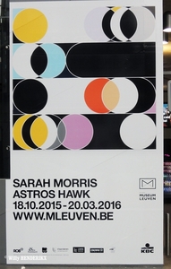 2015.11.10 SARAH MORRIS met tentoonstelling 'ASTROS HAWK' Leuven