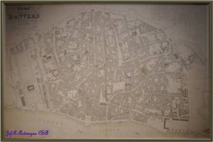 CSA: Stadsplan van Antwerpen, anno 1848.
