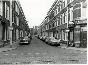 Naaldwijksestraat Parallelweg naar de Hoefkade gezien 1969
