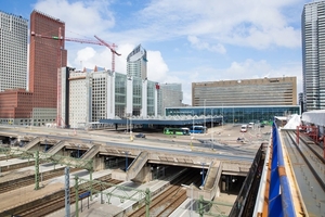 HSE-platform een mooi plaatje van Centraal Station