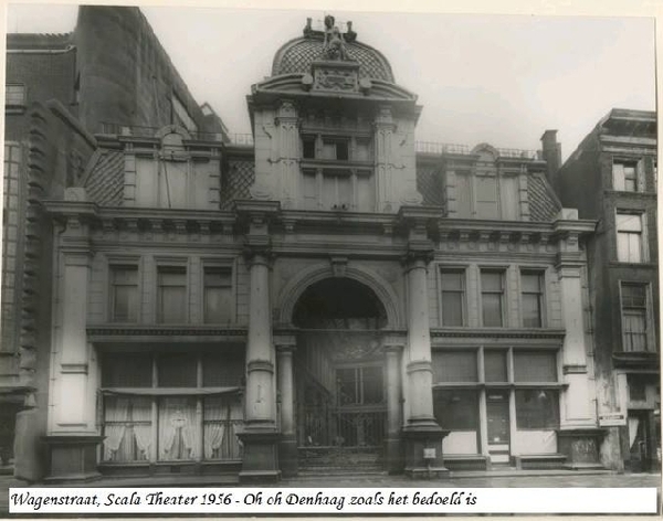 Scala Theater Wagenstraat 1956