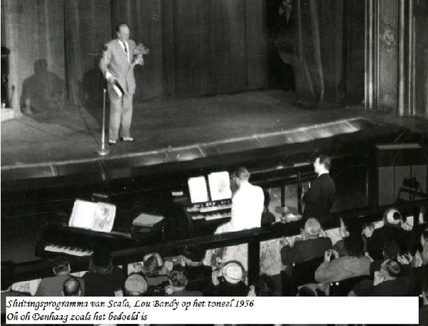 Lou Bandy in het Scala Theater