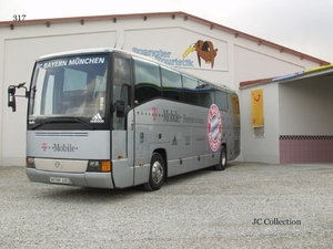 Bayern Munchen team bus