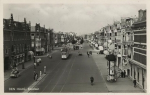 Beeklaan ter hoogte van de Fultonstraat 1951