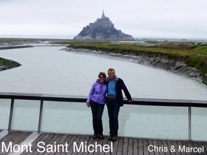 Chris & Marcel in Mont Saint Michel