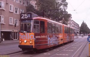 Chello(uitvoering 1), GVB 777, Lijn 25, Rijnstraat, 26 juli 1999.