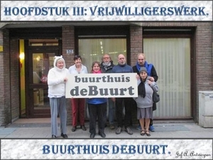 Hoofdstuk III Vrijwilligerswerk Buurthuis deBuurt