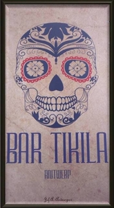 Reclamepaneel Bar Tikila.