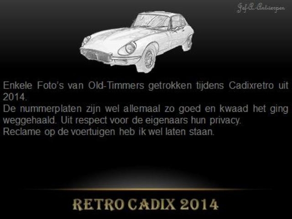 Antwerpen, Old-Timmers,Retro Cadix